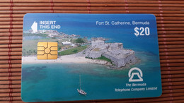 Phonecad Phonecard  20 $ Used Rare - Bermudas