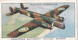 Aircraft Of The Royal Air Force 1938 - 6 Armstrong Whitworth Bomber  - Players Original Cigarette Card - Military - Player's