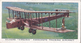 Aircraft Of The Royal Air Force 1938 - 49 Vickers Parachute  Trainer - Players Original Cigarette Card - Military - Player's