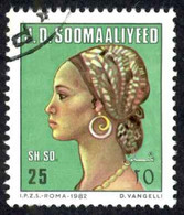 Somalia Sc# 521 Used 1982 25sh Somali Woman - Somalia (1960-...)