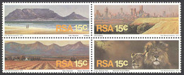 South Africa Sc# 454a MNH Blocks/4 1975 Tourist Publicity - Nuovi