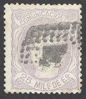 Spain Sc# 165 Used 1870 25m Espana - Used Stamps