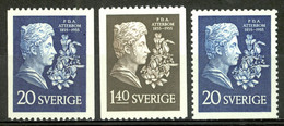 Sweden Sc# 484-486 MNH 1955 Per Atterborn - Neufs