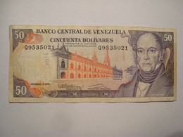 BILLET VENEZUELA 50 BOLIVARES 1992 - Venezuela