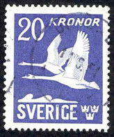 Sweden Sc# C8c Used (a) (perf 4 Sides) 1942 Air Post - Oblitérés