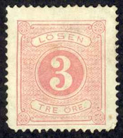 Sweden Sc# J2 Used (a) 1874 3o Postage Due - Segnatasse