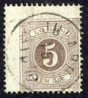 Sweden Sc# J3 Used 1874 5o Postage Due - Impuestos