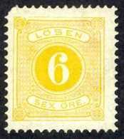Sweden Sc# J15 Used 1877-1886 6o Postage Due - Impuestos