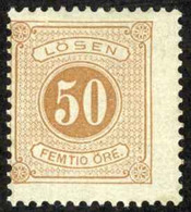 Sweden Sc# J21 MH 1877-1886 50o Postage Due - Segnatasse