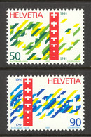 Switzerland Sc# 867-868 MNH 1990 Swiss Confederation 700th - Unused Stamps