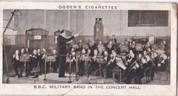 Broadcasting 1935 - 31 BBC Military Band - Ogdens Original Cigarette Card - RP - BW - Ogden's