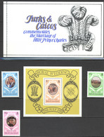Turks & Caicos Islands Sc# 486-490 MNH 1981 Royal Wedding - Turks And Caicos