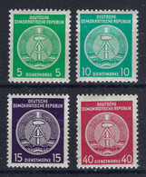 ALLEMAGNE DDR Service Ca.1954: Lot De Neufs* ZNr. 18,19,21,24, Petit Prix - Postfris