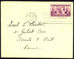 USA Sc# 856 FDC (b) (U,S.S. Charleston, Canal Zone) 1939 8.15 Panama Canal - 1851-1940