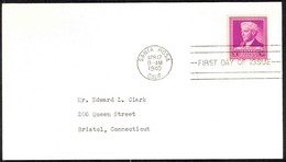 USA Sc# 876 FDC (a) (Santa Rosa, CA) 1940 4.17 Luther Burbank - 1851-1940