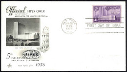 USA Sc# 1076 (ArtCraft) FDC (a) (New York, NY) 1956 4.30 FIFEX - 1951-1960