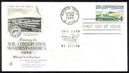 USA Sc# 1133 (ArtCraft) FDC (a) (Rapid City, SD) 1959 8.26 Soil Conservation - 1951-1960