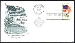 USA Sc# 1153 (Artmaster) FDC (d) (Honolulu, HI) 1960 7.4 50 Star Flag - 1951-1960