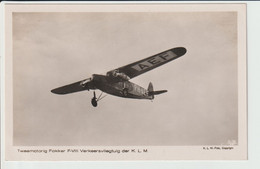 Vintage Rppc KLM K.L.M Royal Dutch Airlines Fokker F-VIII Aircraft - 1919-1938: Entre Guerres