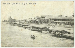 EGP07101 Egypt / City Of Port Said -  Quai No. 2 UPU CPM Postcard - Puerto Saíd