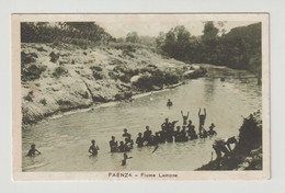 FAENZA (RA):  FIUME  LAMONE  -  POCO  FRESCA  RETRO  -  FOTO  -  FP - Faenza