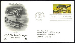 USA Sc# 2209 (ArtCraft) FDC (a) (Seattle, WA) 1986 3.21 Catfish - 1981-1990