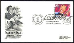 USA Sc# 2725 (ArtCraft) FDC (Cleveland, OH) 1993 6.16 Bill Haley - 1991-2000