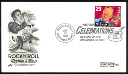 USA Sc# 2732 (ArtCraft) FDC (Cleveland, OH) 1993 6.16 Bill Haley - 1991-2000