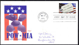 USA Sc# 2966 (Artmaster) FDC (Washington, DC) 1995 5.29 Prisoners & Missing - 1991-2000