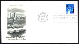 USA Sc# 3466 (ArtCraft) FDC (Washington, DC) 2001 1.7 Statue Of Liberty - 2001-2010