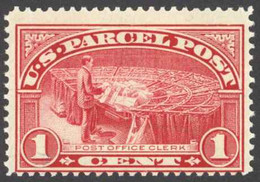 USA Sc# Q1 MNH (a) 1913 1c Carmine Rose Post Office Clerk - Unused Stamps