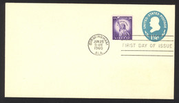 USA Sc# U541 FDC (Birmingham, AL) 1960 6.26 1-1/4c Benjamin Franklin - 1951-1960