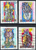 Vatican Sc# 955-958 Used (a) 1994 Stained Glass - Used Stamps