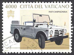 Vatican Sc# 1037 Used (b) 1997 Carriages & Automobiles - Gebruikt