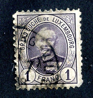 178 Lux 1893 YT.66 O Cat 9.€ (Offers Welcome!) - 1891 Adolfo De Frente