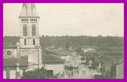 * Cp Photo - CERGY - Eglise Saint Christophe - St - Animée - Rue - Cergy Pontoise