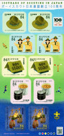 Japan - 2022 - Centenary Of Scouting In Japan - Mint Self-adhesive Stamp Sheetlet - Nuevos