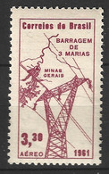 BRESIL. PA 93 De 1961. Barrage De "Tres Marias". - Elettricità