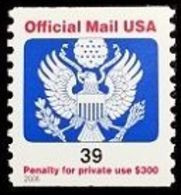 VEREINIGTE STAATEN USA 2006 EAGLE OFFICIAL 39C MNH Sc. #O160 - Multiples & Strips