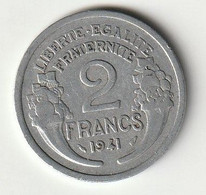 Lot De 2 Francs Morlon Alu.1944+ 1945+ 1945B+ 1945C+ 1946+ 1946B+ 1941 - 2 Francs