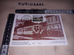 HB6042 SAN DANIELE DEL FRIULI 1995 TIMBRO ANNULLO 10° GRAN PREMIO L. MANZINI IL RE INAUGURA IL TRAM ELETTRICO - 1991-00: Storia Postale