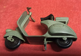 BS SCOOTER VESPA ACMA 1947 PLASTIQUE GRIS VERT Beuzen & Sordet Pas Minialuxe Norev Cle Dinky Cij - Comme Neuf Vintage ! - Moto