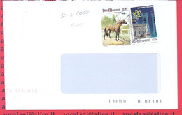 SAN MARINO 2004 - St.Post.071 - Busta Ordinaria "CAMPIONI DELL'IPPICA" - Vedi Descrizione - - Briefe U. Dokumente