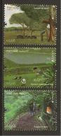 PORTUGAL/AZORES/MADEIRA - EUROPA 2011 -TEMA ANUAL  " BOSQUES".- 3  SERIE 1 V:   -  DENTADO  (PERFORATED) - 2011