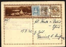 Bild-Postkarte P278e-27 WIEN SCHWARZENBERGPLATZ Frastanz-CHUR SCHWEIZ 1932 - Entiers Postaux