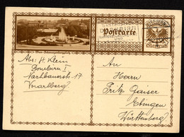 Bild-Postkarte P278e-27 WIEN SCHWARZENBERGPLATZ Dornbirn-Ebingen 1931 - Entiers Postaux
