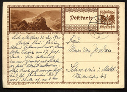 Bild-Postkarte P278e-31 RUINE AGGSTEIN Lech-Schwerin 1930 - Entiers Postaux