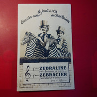 PUB ZEBRALINE ZEBRACIER POUR FOURNEAUX DE CUISINE - Werbepostkarten