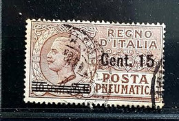 Regno 1913 - 23  . Posta Pneumatica N. 4 - Obliterato - Posta Pneumatica