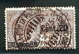 Regno 1924 - 25  . Posta Pneumatica N. 5 - Obliterato - Pneumatic Mail